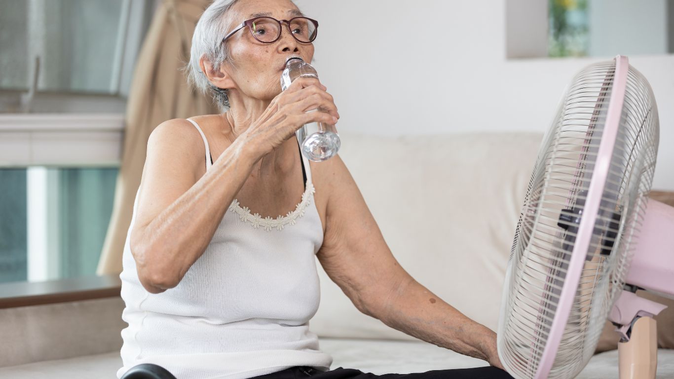 Dehydration-induced tremors in older adults